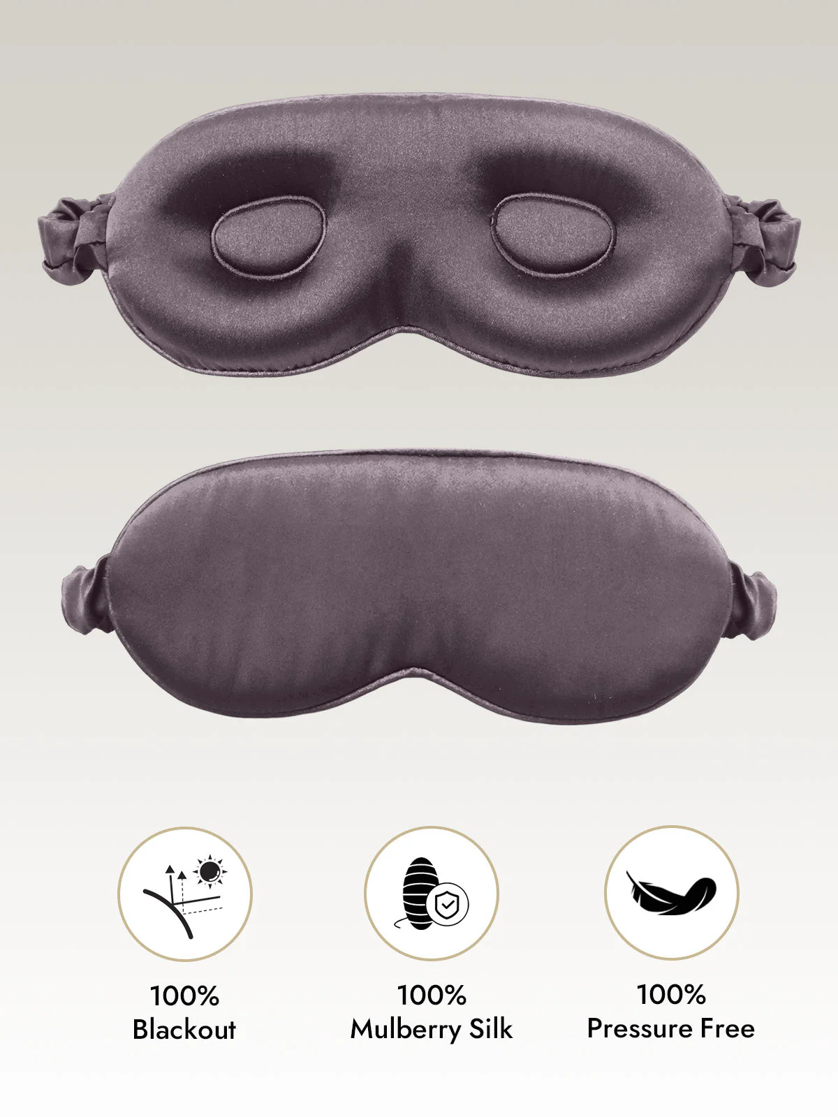 Pure Silk Eye Mask With Elastic Band - Image 22