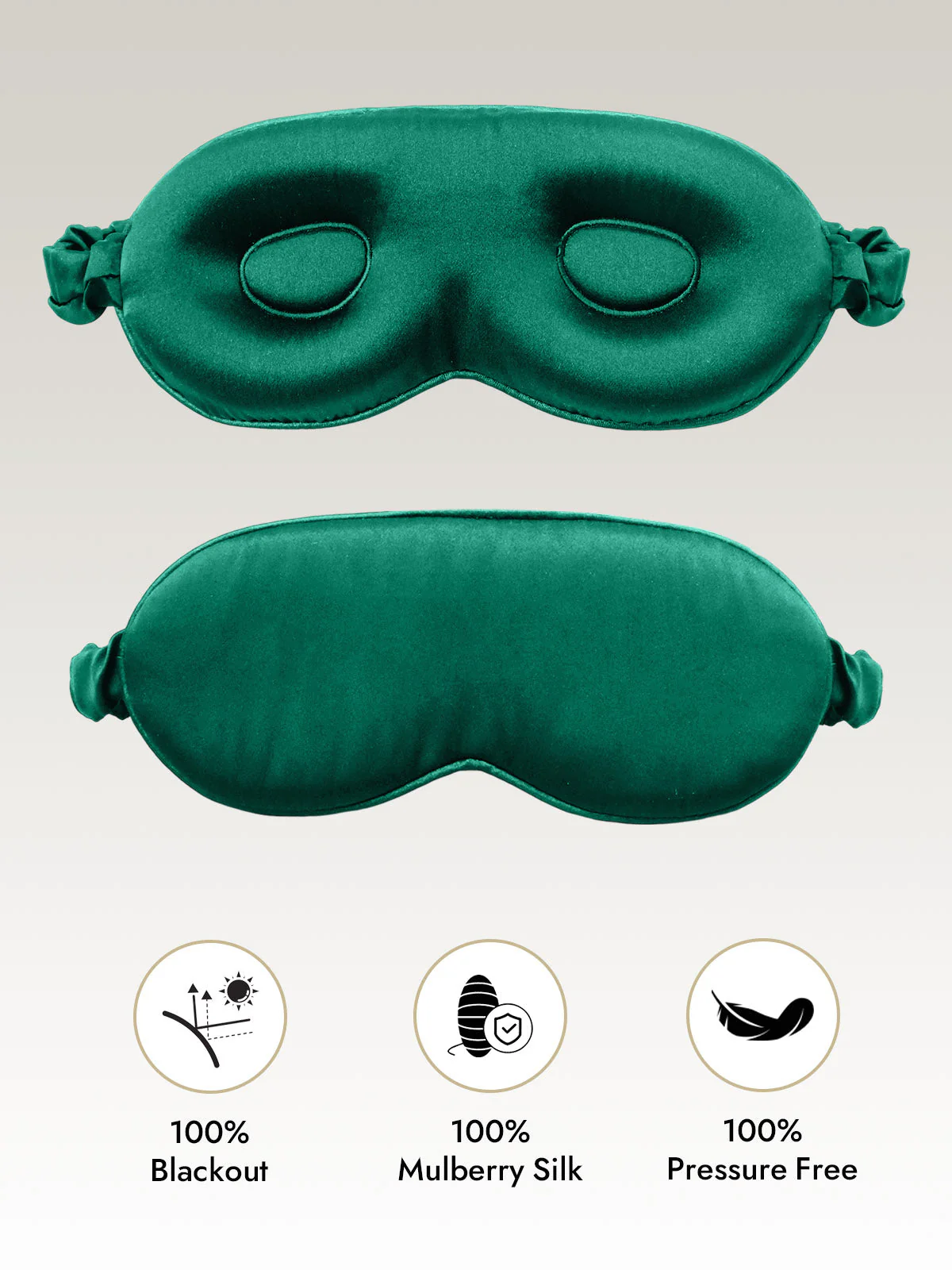 Pure Silk Eye Mask With Elastic Band - Image 50