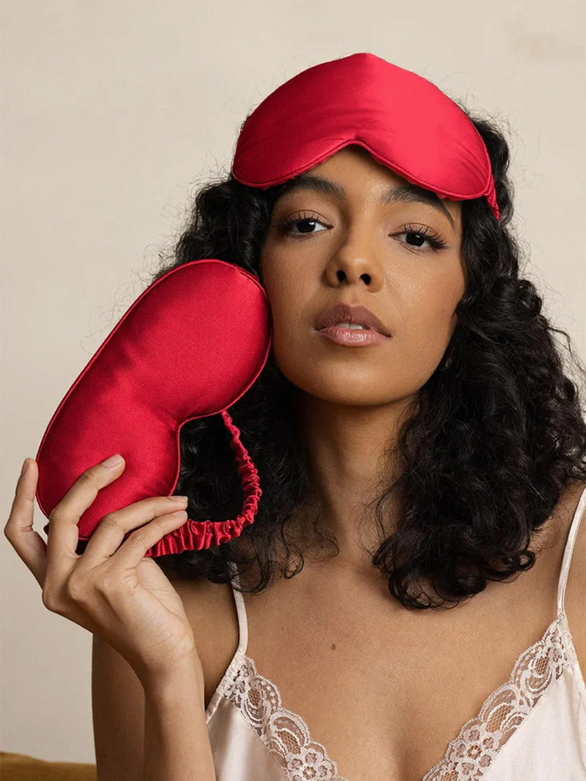 Pure Silk Eye Mask With Elastic Band - Image 61