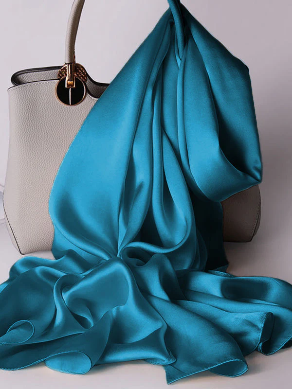 Pure Silk Long Scarf/Shawl 170x53cm/67 - Image 29