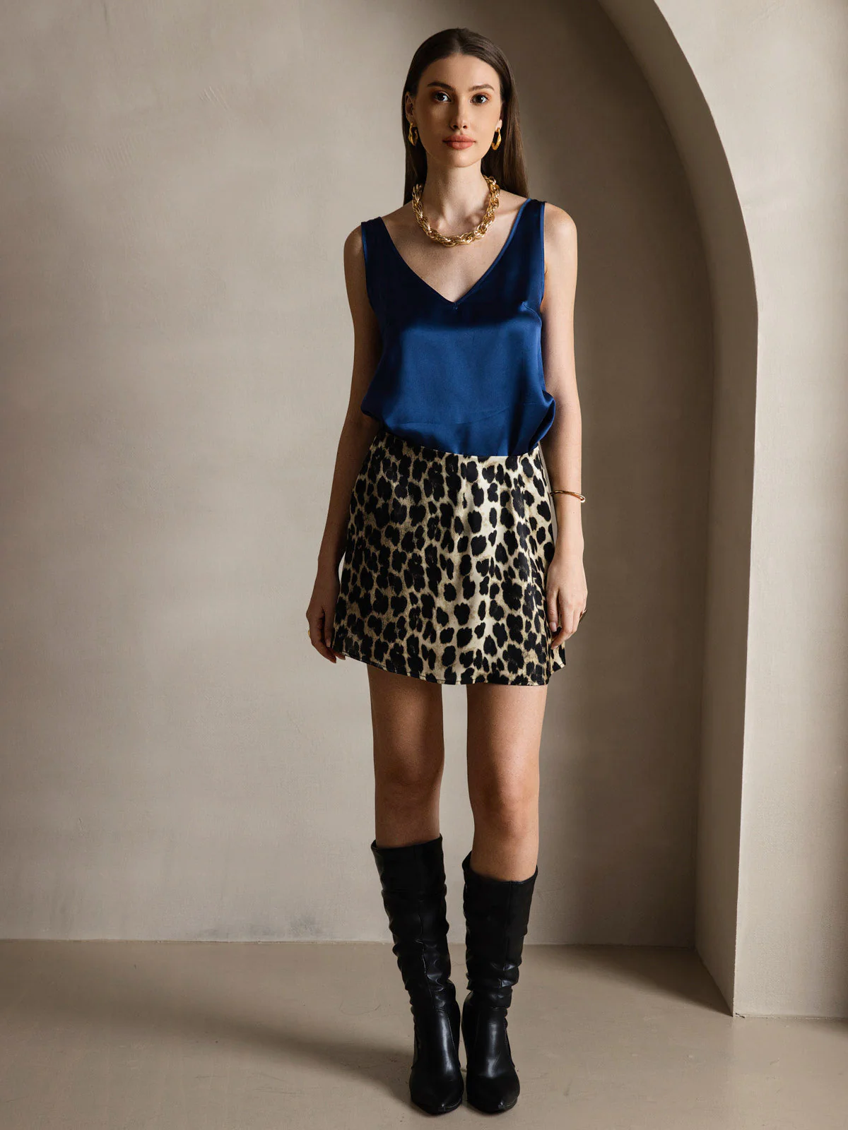 Clearance(US Warehouse) - Pure Silk Wide Straps Tank Top - Image 6