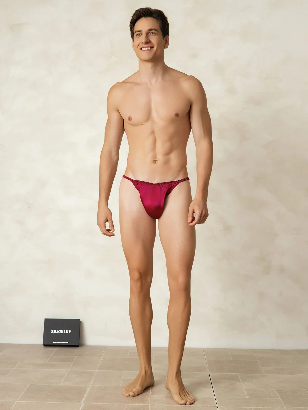 Pure Silk String Men's Underwear - Image 30