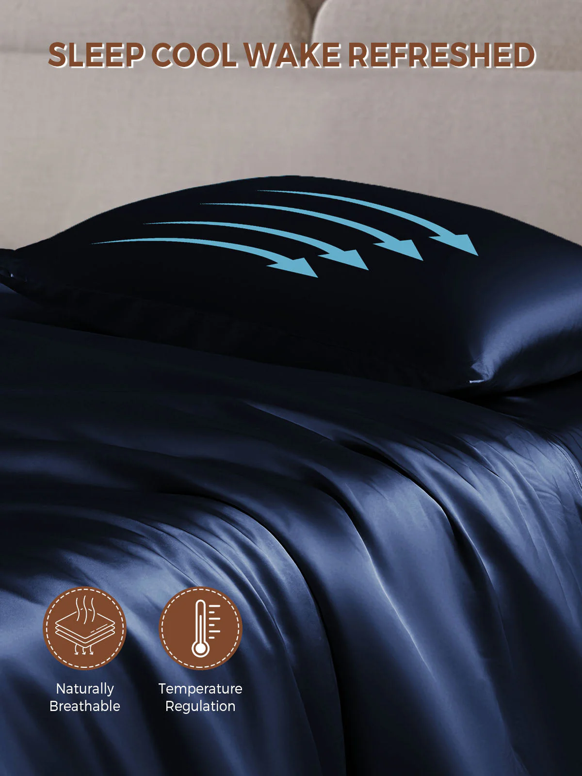 19Momme 100% Mulberry Silk Pillowcase - Envelope Closure - Image 110