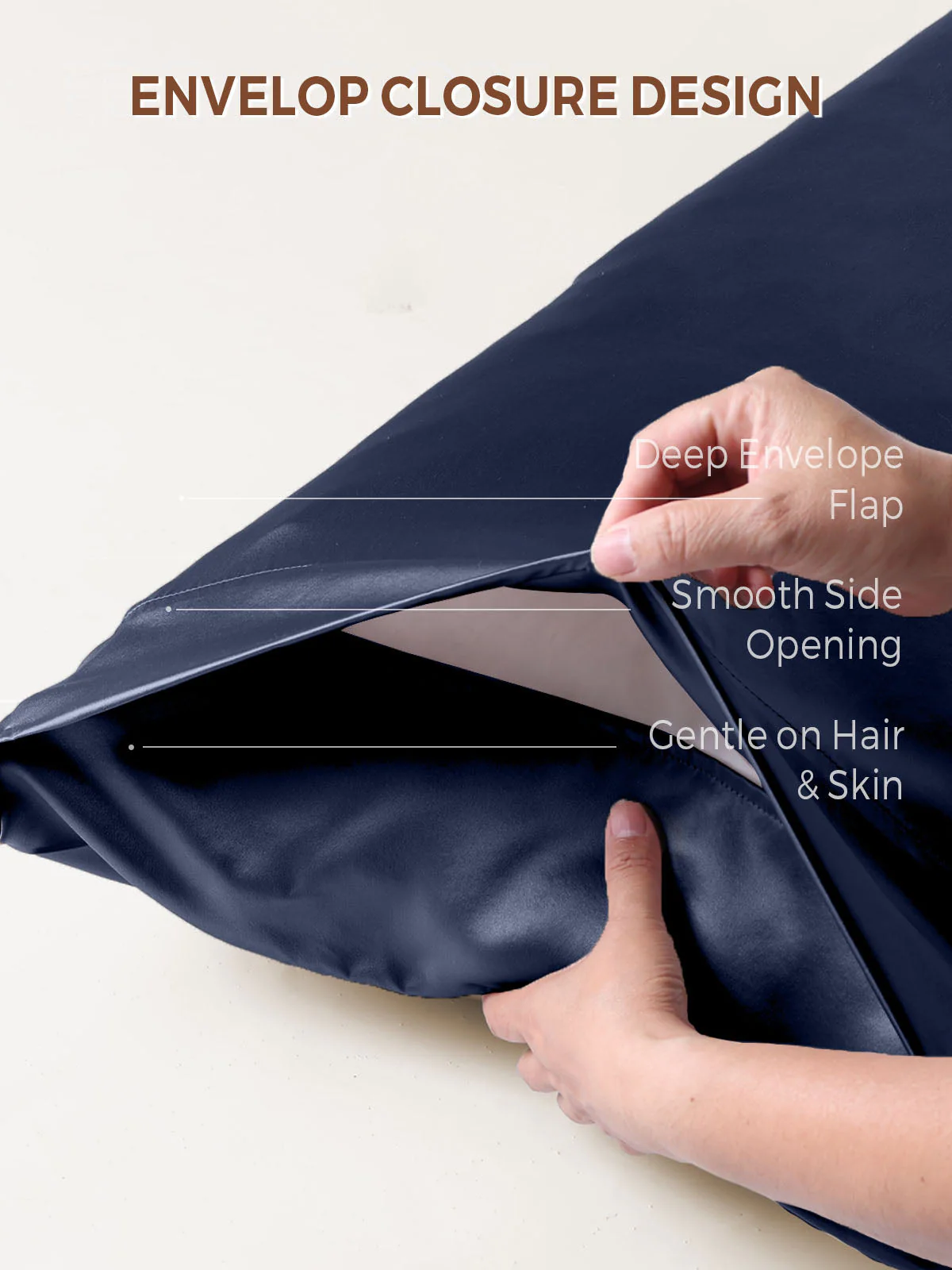 19Momme 100% Mulberry Silk Pillowcase - Envelope Closure - Image 113