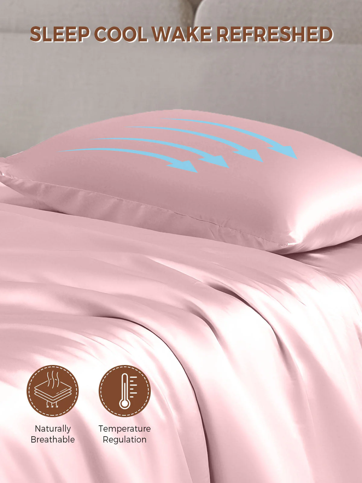 19Momme 100% Mulberry Silk Pillowcase - Envelope Closure - Image 120