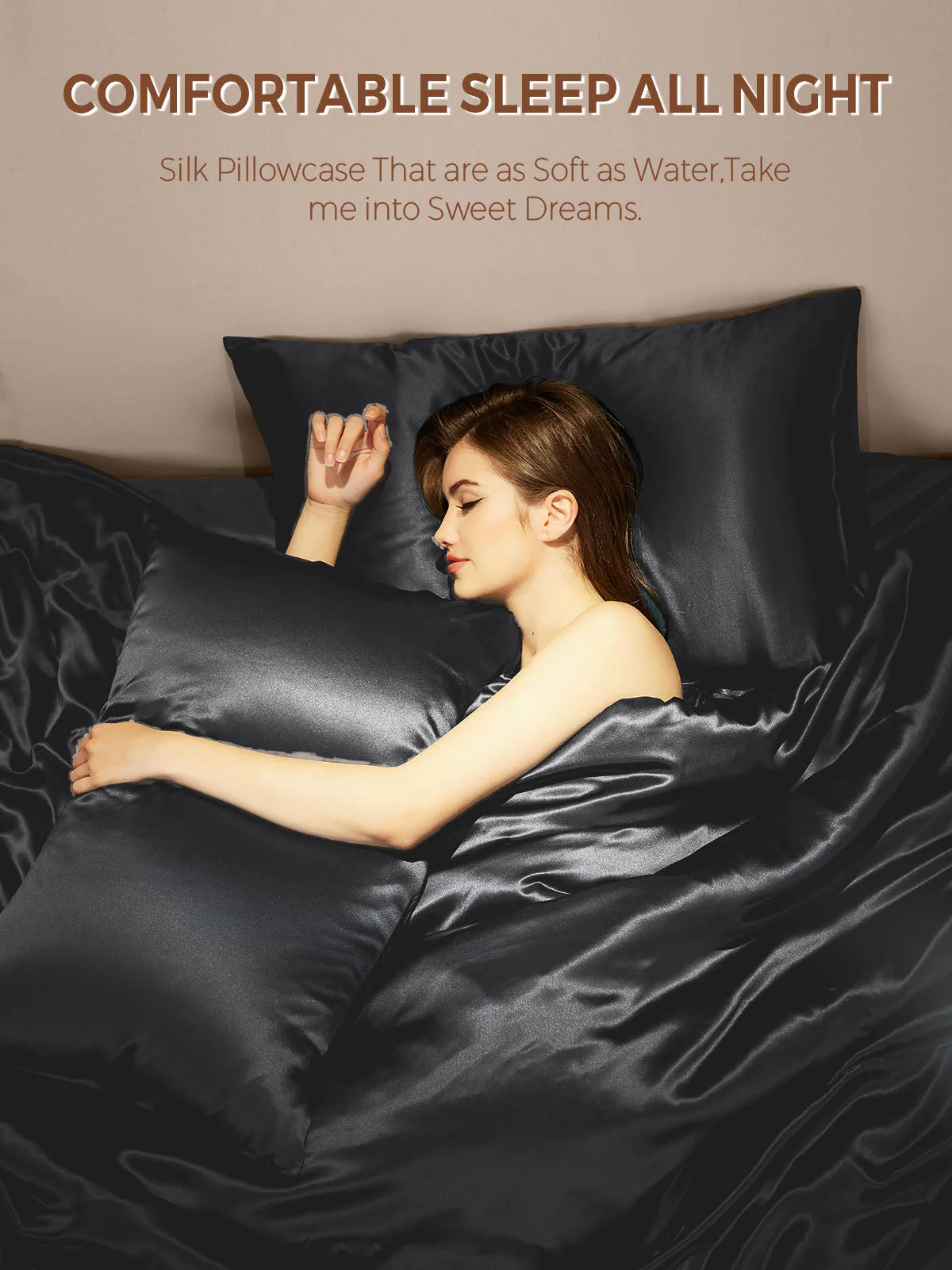 19Momme 100% Mulberry Silk Pillowcase - Envelope Closure - Image 129