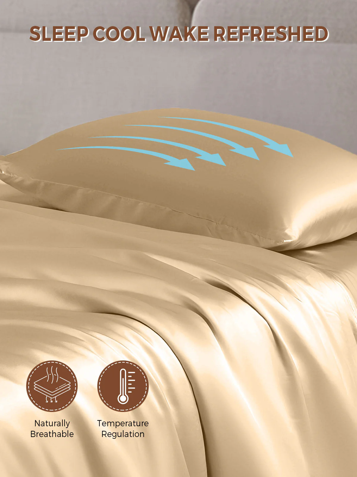 19Momme 100% Mulberry Silk Pillowcase - Envelope Closure - Image 137