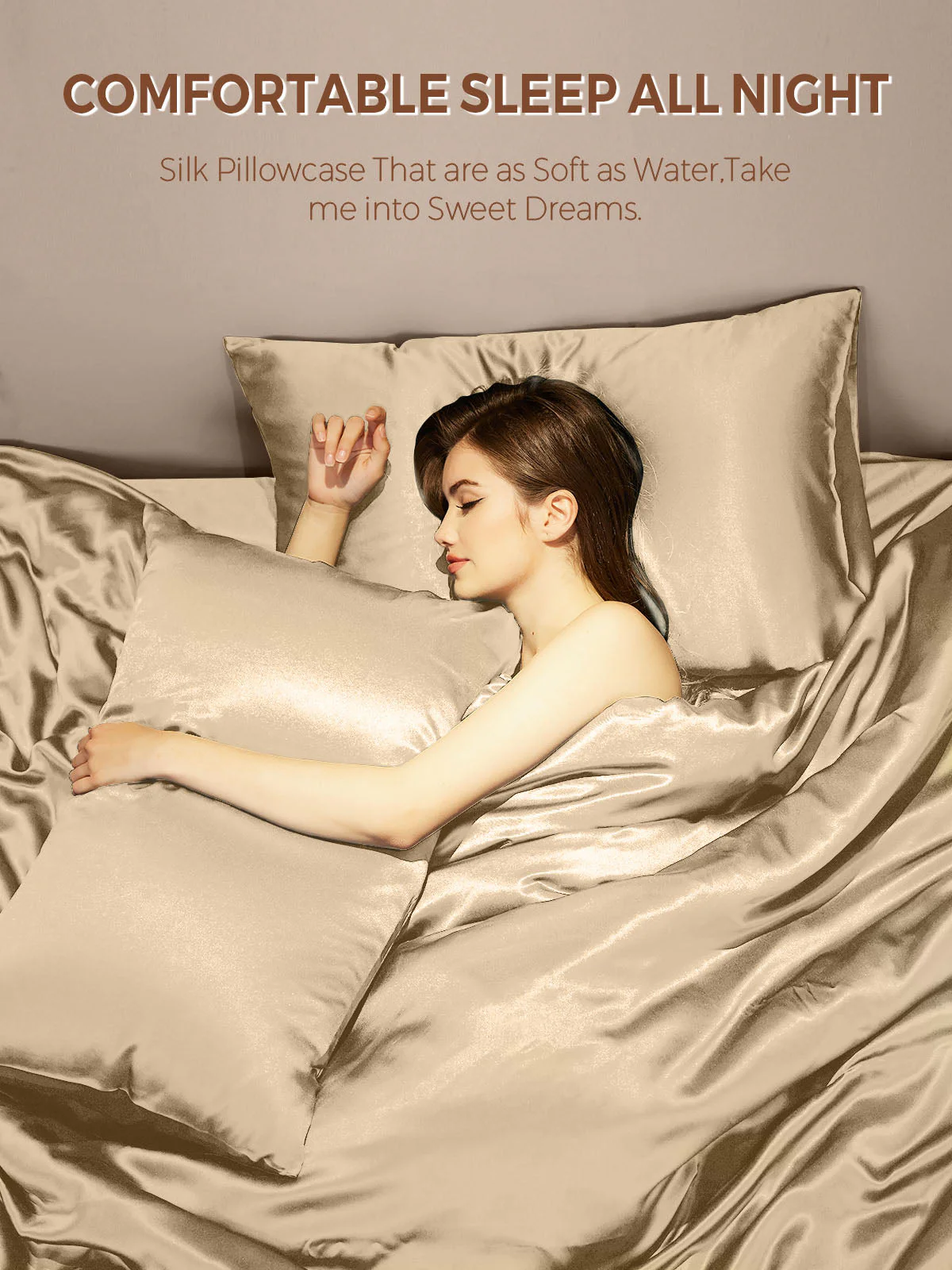 19Momme 100% Mulberry Silk Pillowcase - Envelope Closure - Image 138