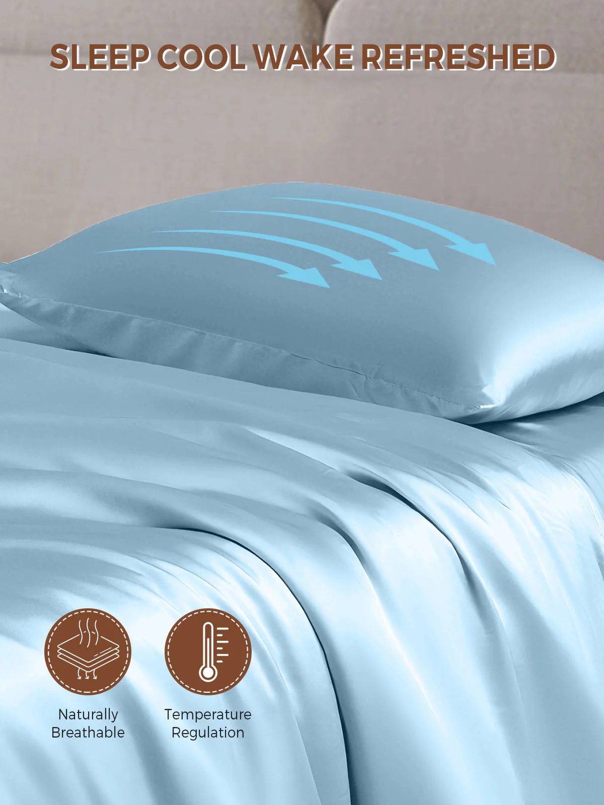 19Momme 100% Mulberry Silk Pillowcase - Envelope Closure - Image 164