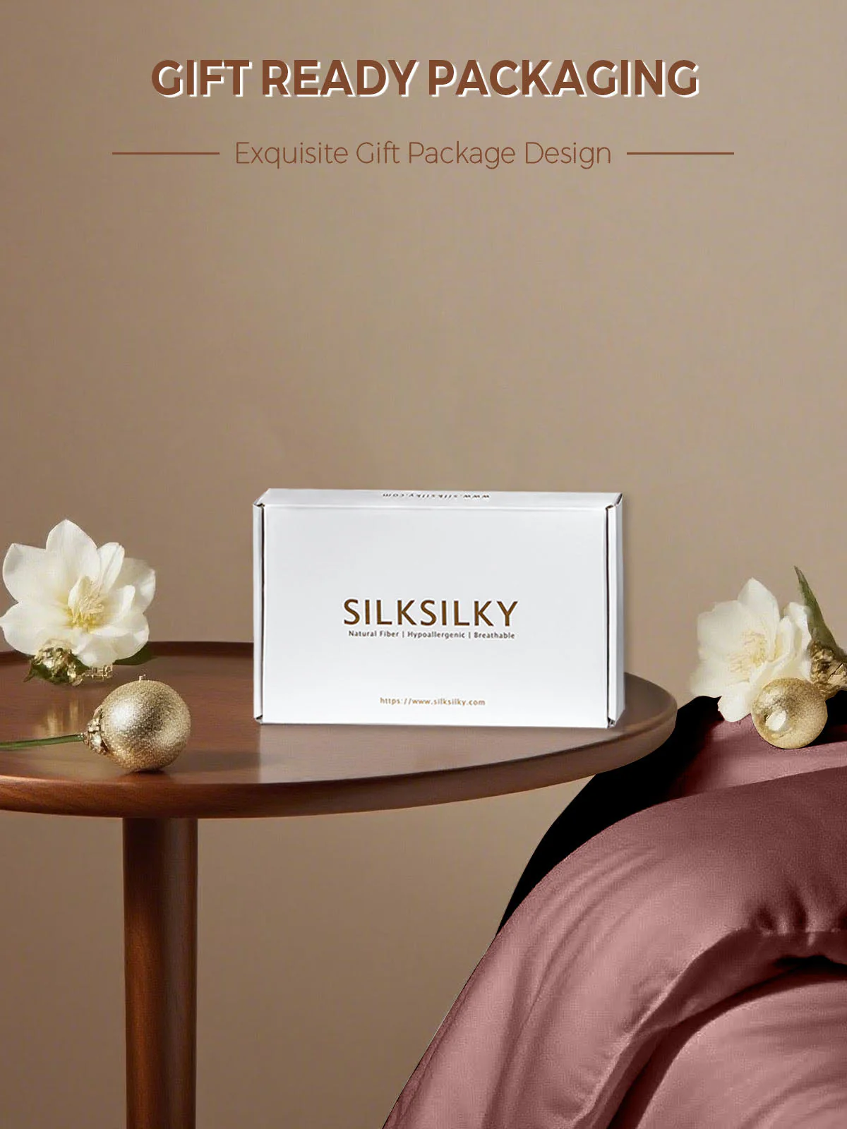 19Momme 100% Mulberry Silk Pillowcase - Envelope Closure - Image 177