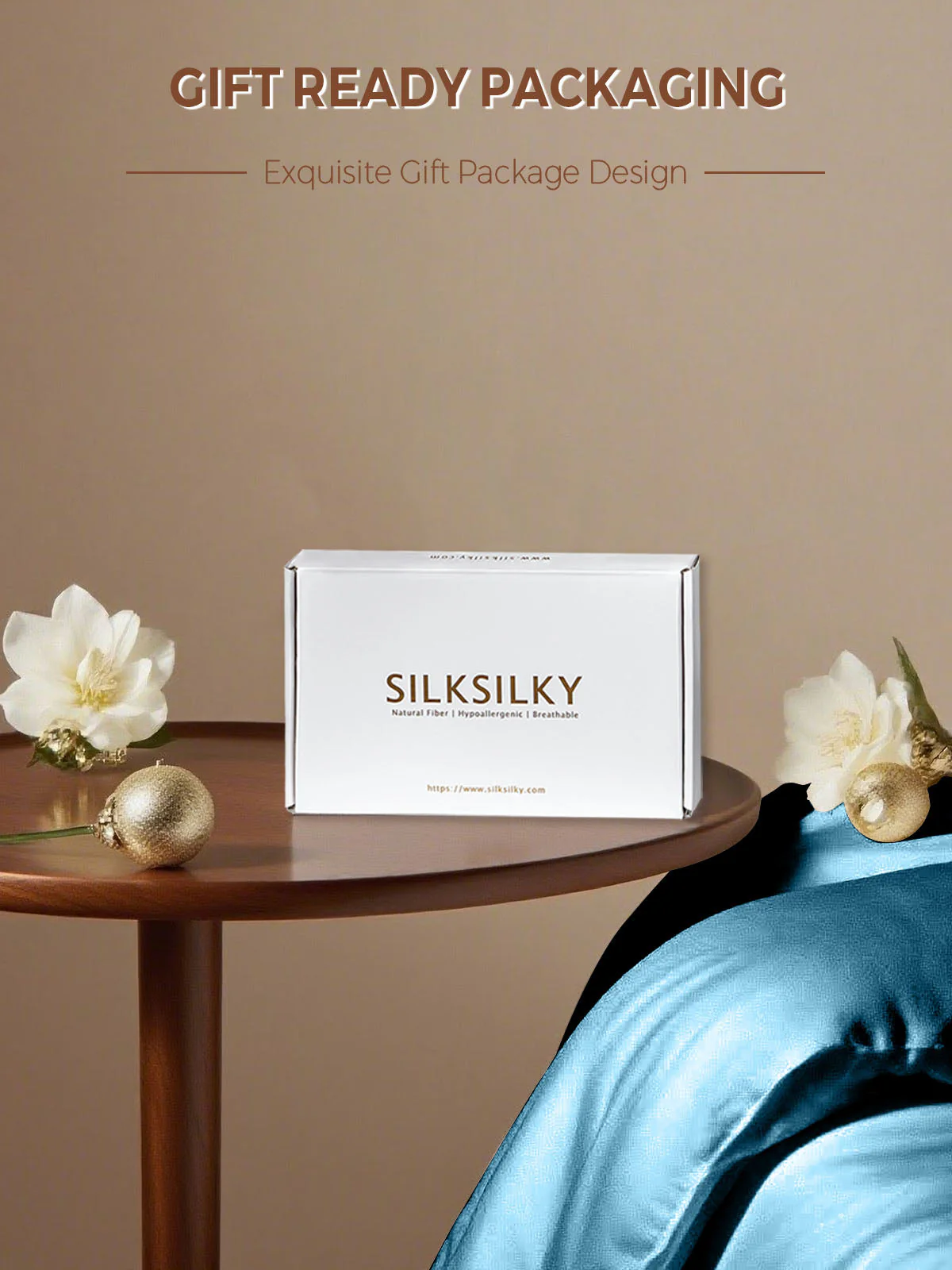 19Momme 100% Mulberry Silk Pillowcase - Envelope Closure - Image 186