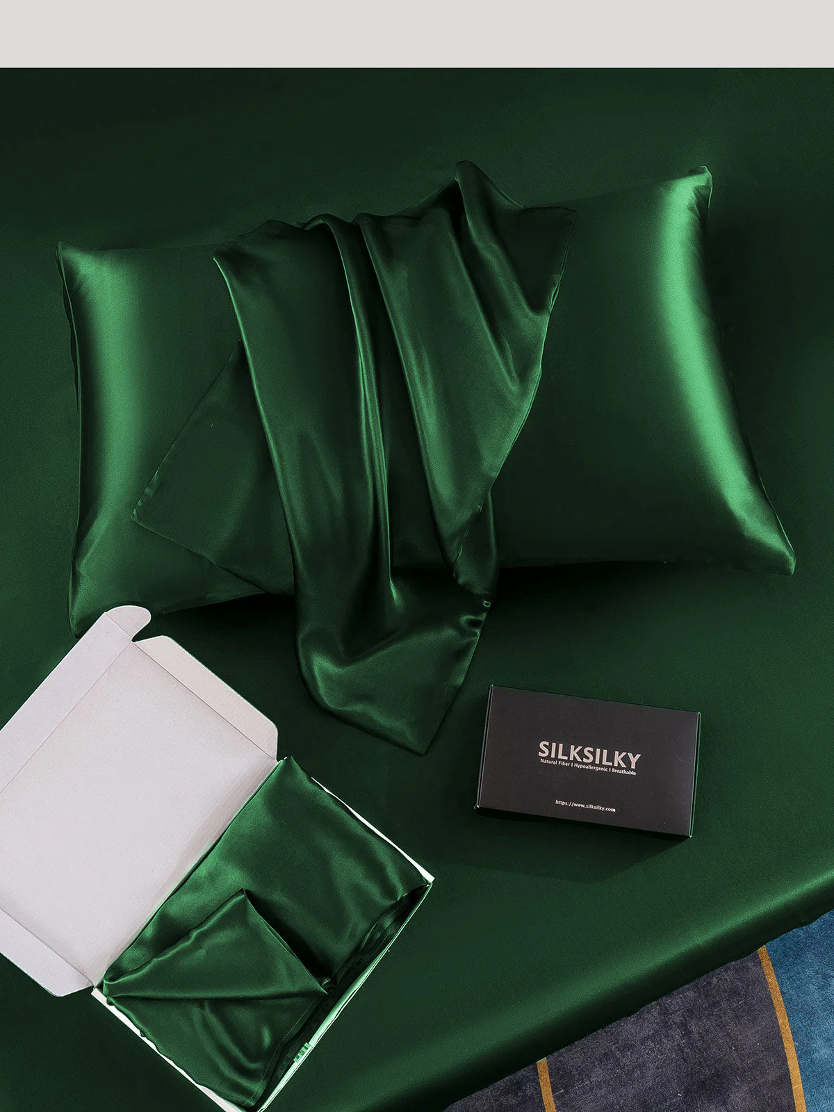 19Momme 100% Mulberry Silk Pillowcase - Envelope Closure - Image 19