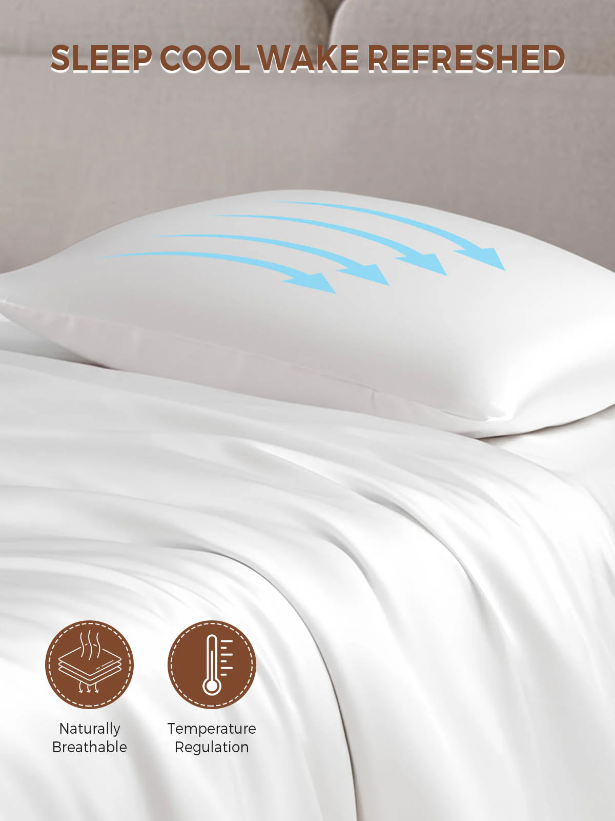 19Momme 100% Mulberry Silk Pillowcase - Envelope Closure - Image 5