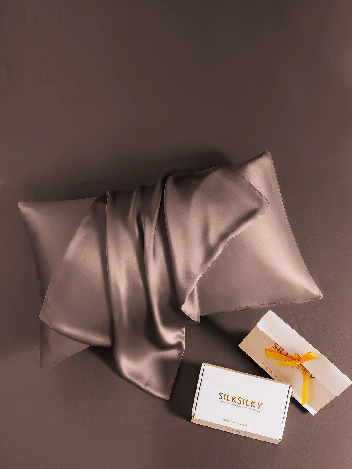 19Momme 100% Mulberry Silk Pillowcase - Envelope Closure - Image 55