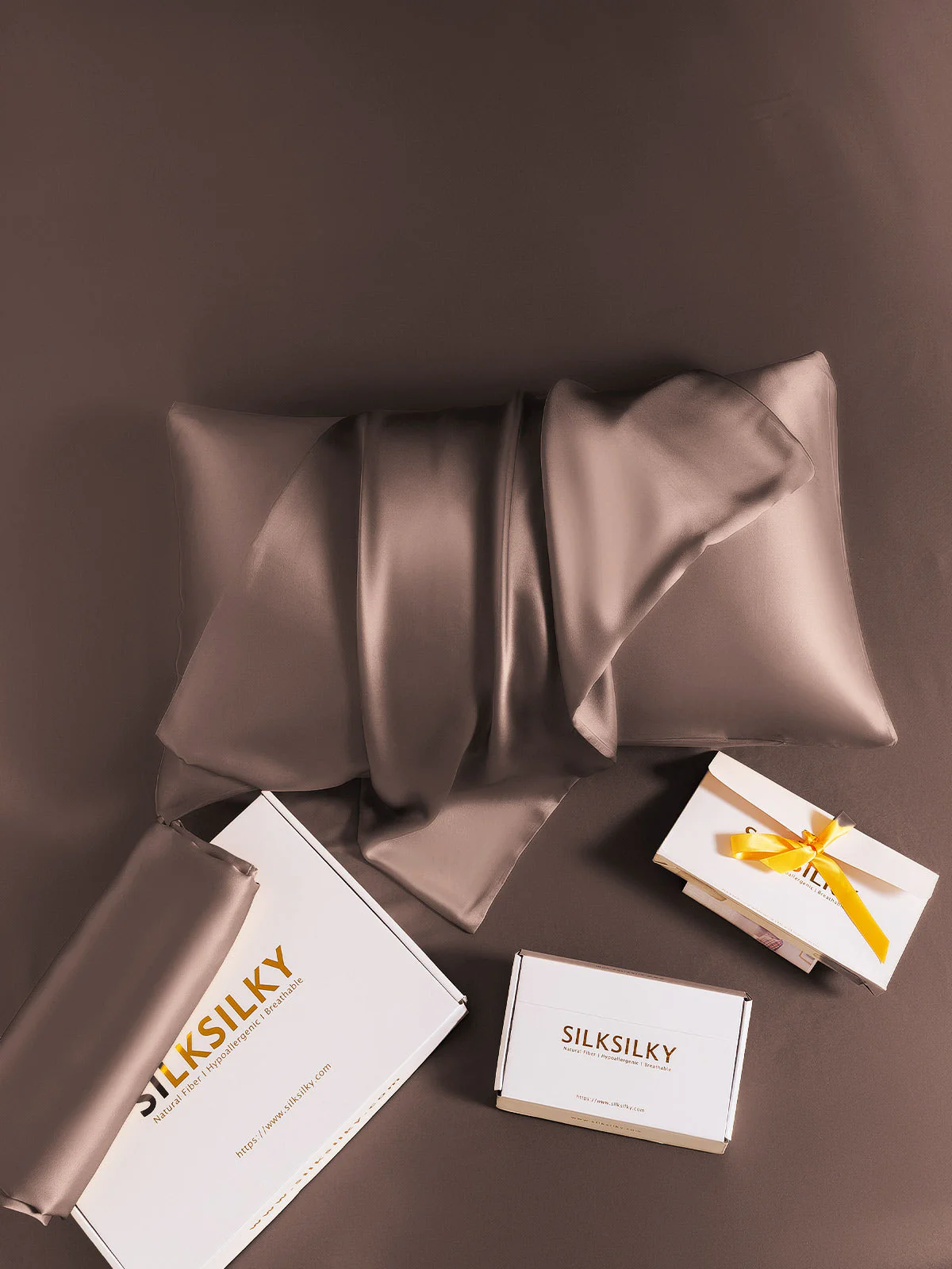 19Momme 100% Mulberry Silk Pillowcase - Envelope Closure - Image 56