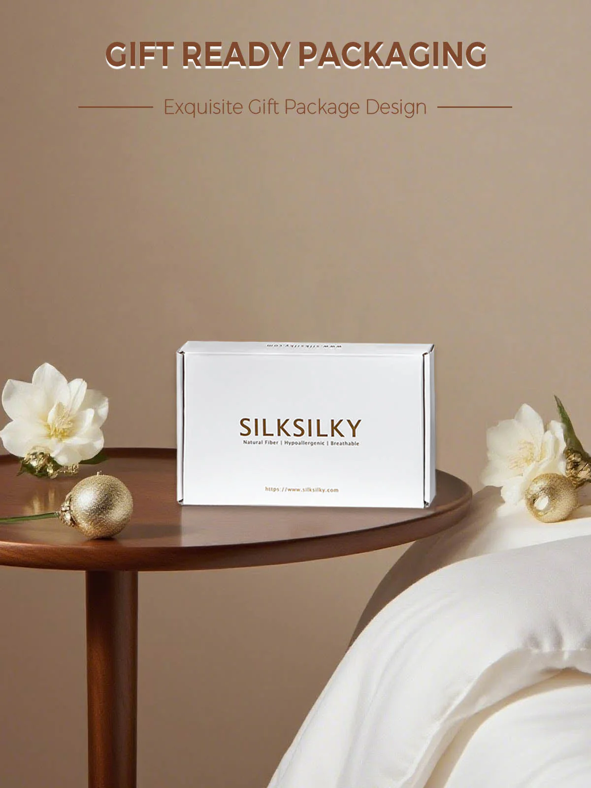 19Momme 100% Mulberry Silk Pillowcase - Envelope Closure - Image 9