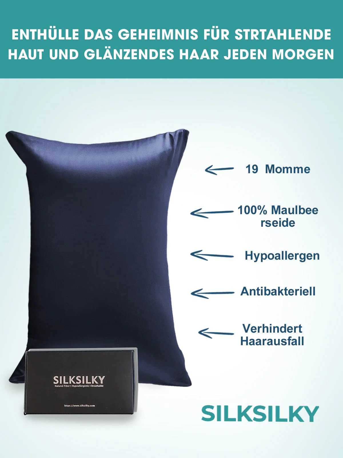 2Pcs 19Momme Pure Silk Pillowcases Bundle - Envelope - Image 9
