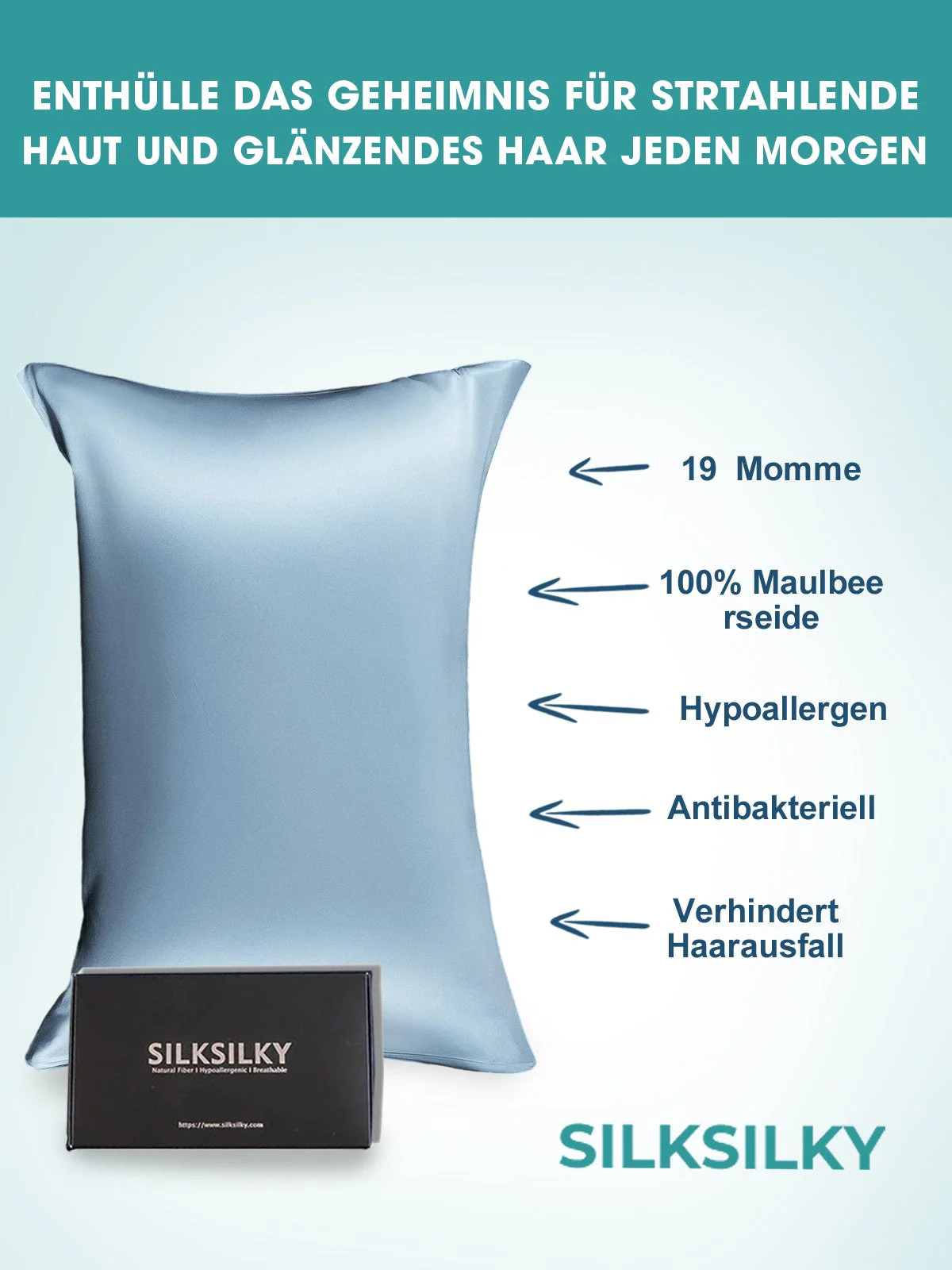 2Pcs 19Momme Pure Silk Pillowcases Bundle - Envelope - Image 99