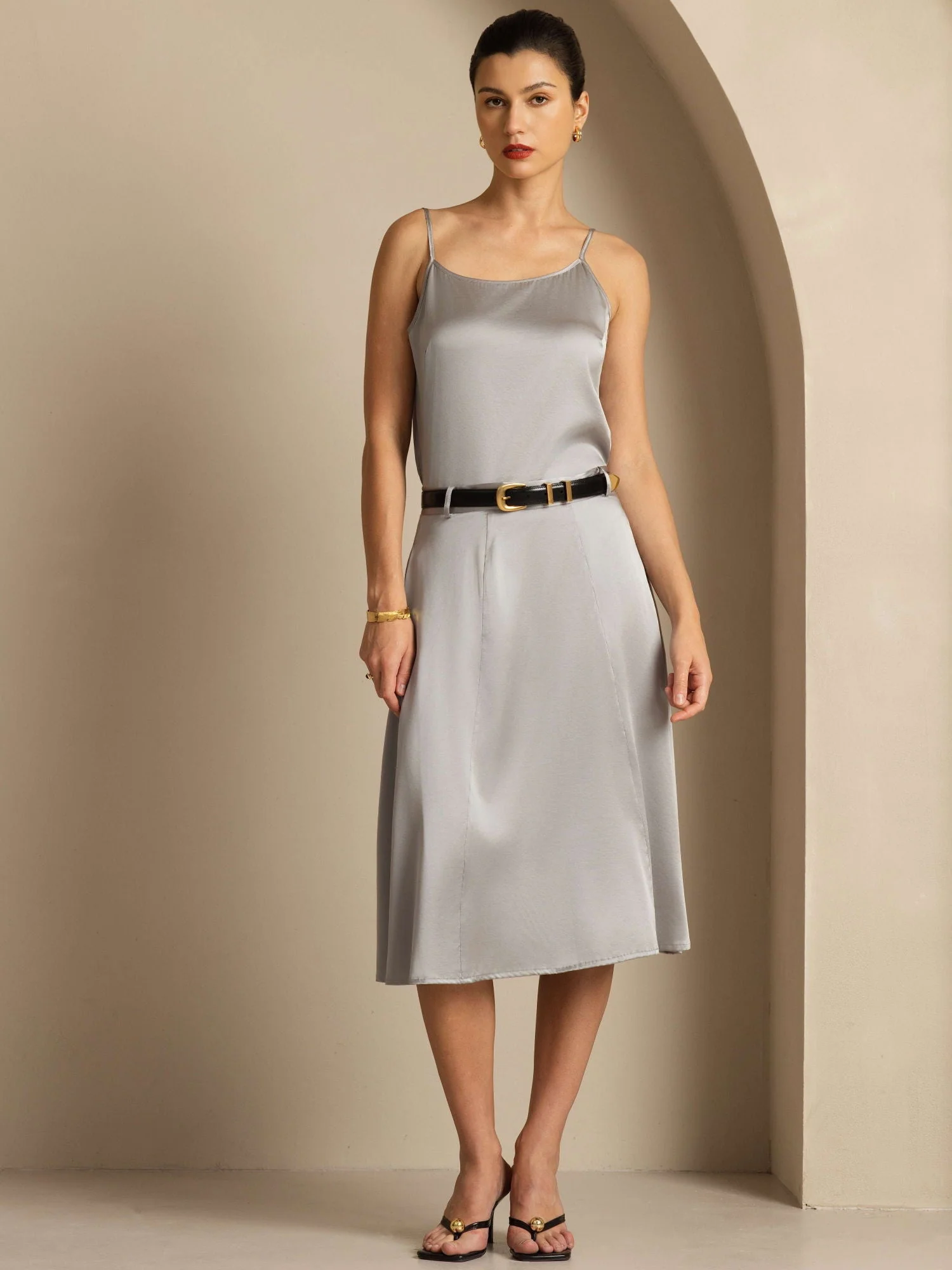 19Momme Silk Spaghetti Strap Camisoles - Image 13