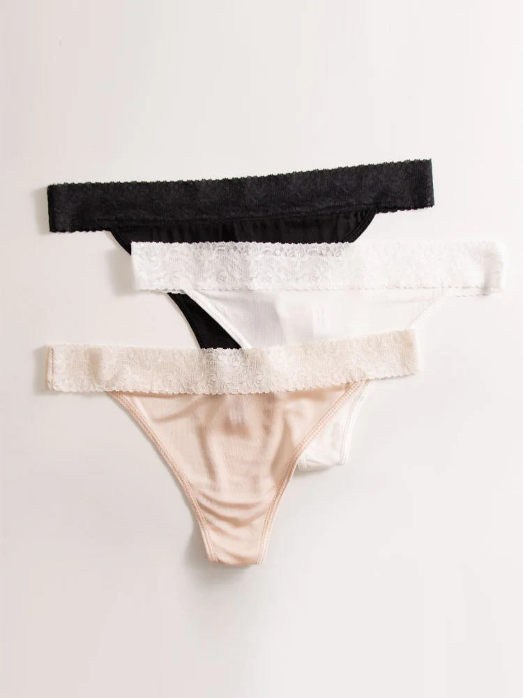 Pure Silk Sexy Thong Panty (Bra NOT Included) - Image 15
