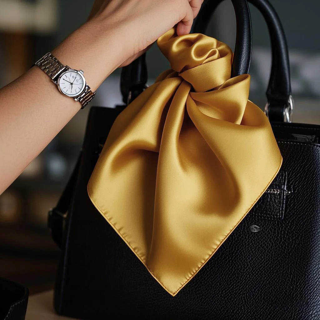 Pure Silk Square Scarf 53x53cm/21 - Image 19