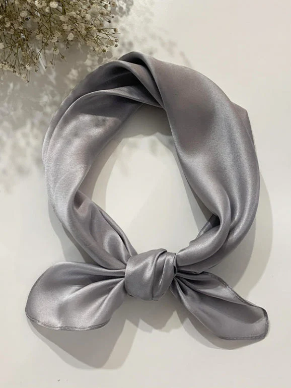 Pure Silk Square Scarf 53x53cm/21 - Image 27