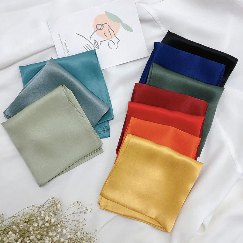 Pure Silk Square Scarf 53x53cm/21 - Image 30