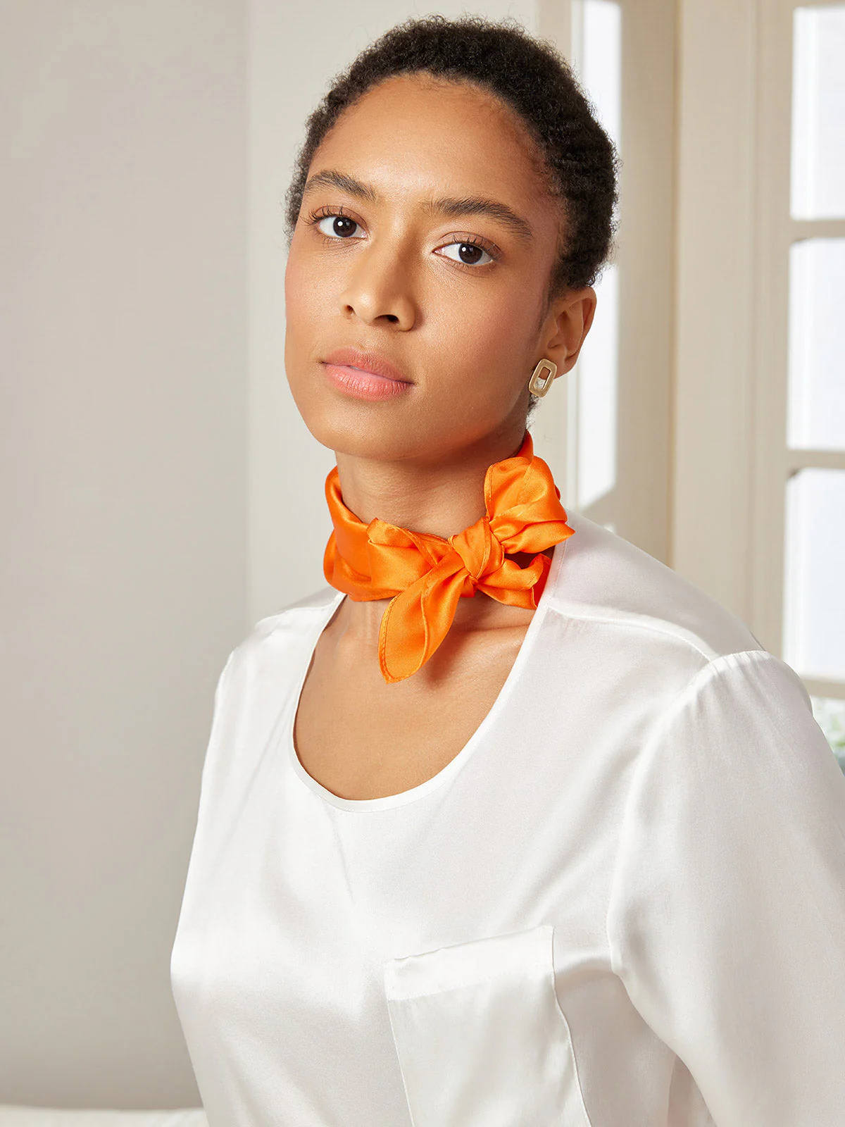 Pure Silk Square Scarf size-53x53cm - Image 2