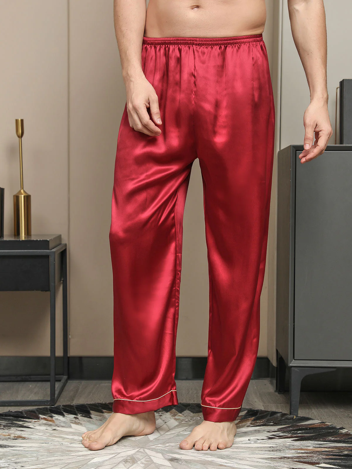 Pure Silk Casual Sleep Pants - Image 17