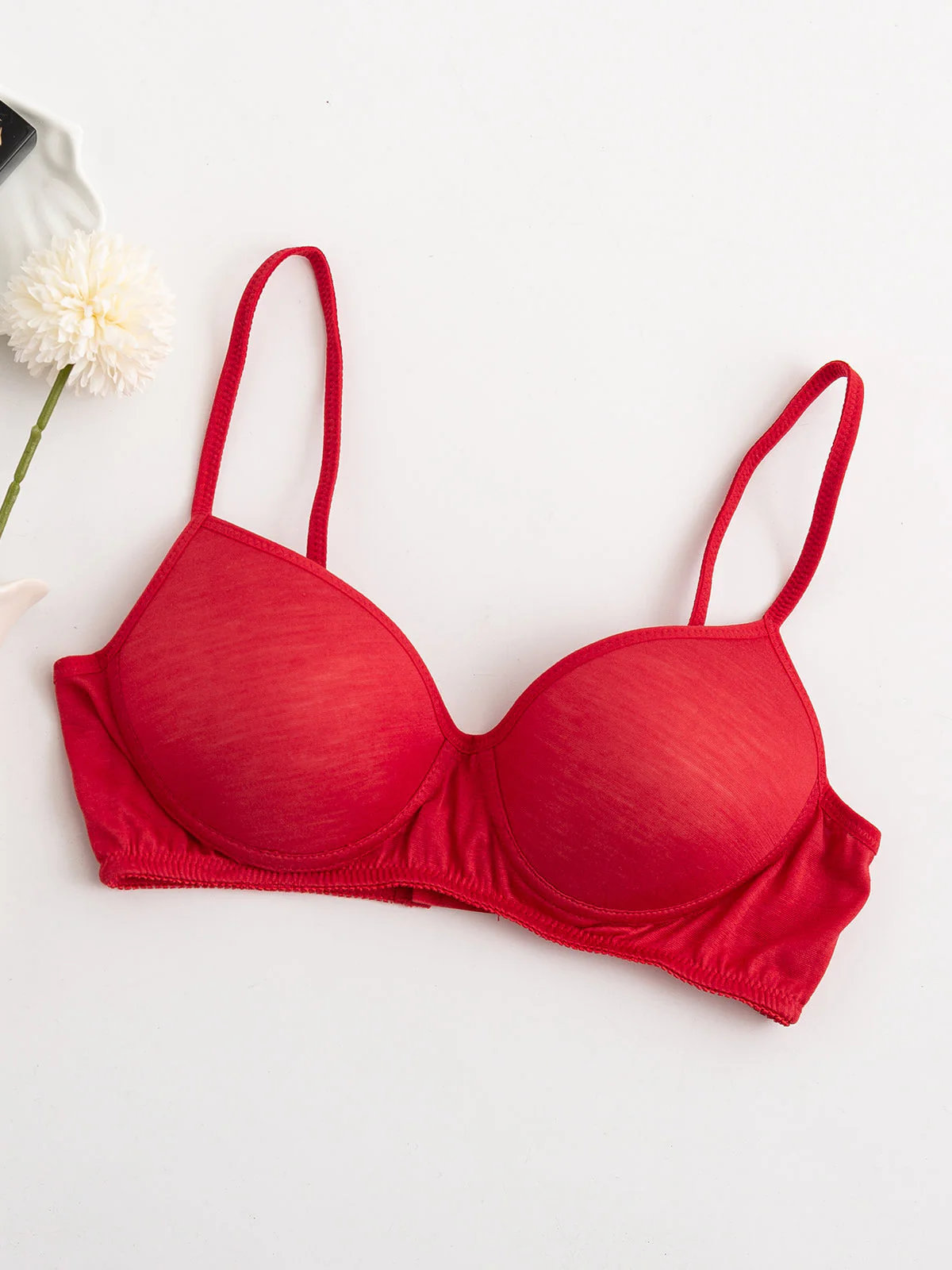 Sports Wireless Silk Jersey Comfort Bralette - Image 12
