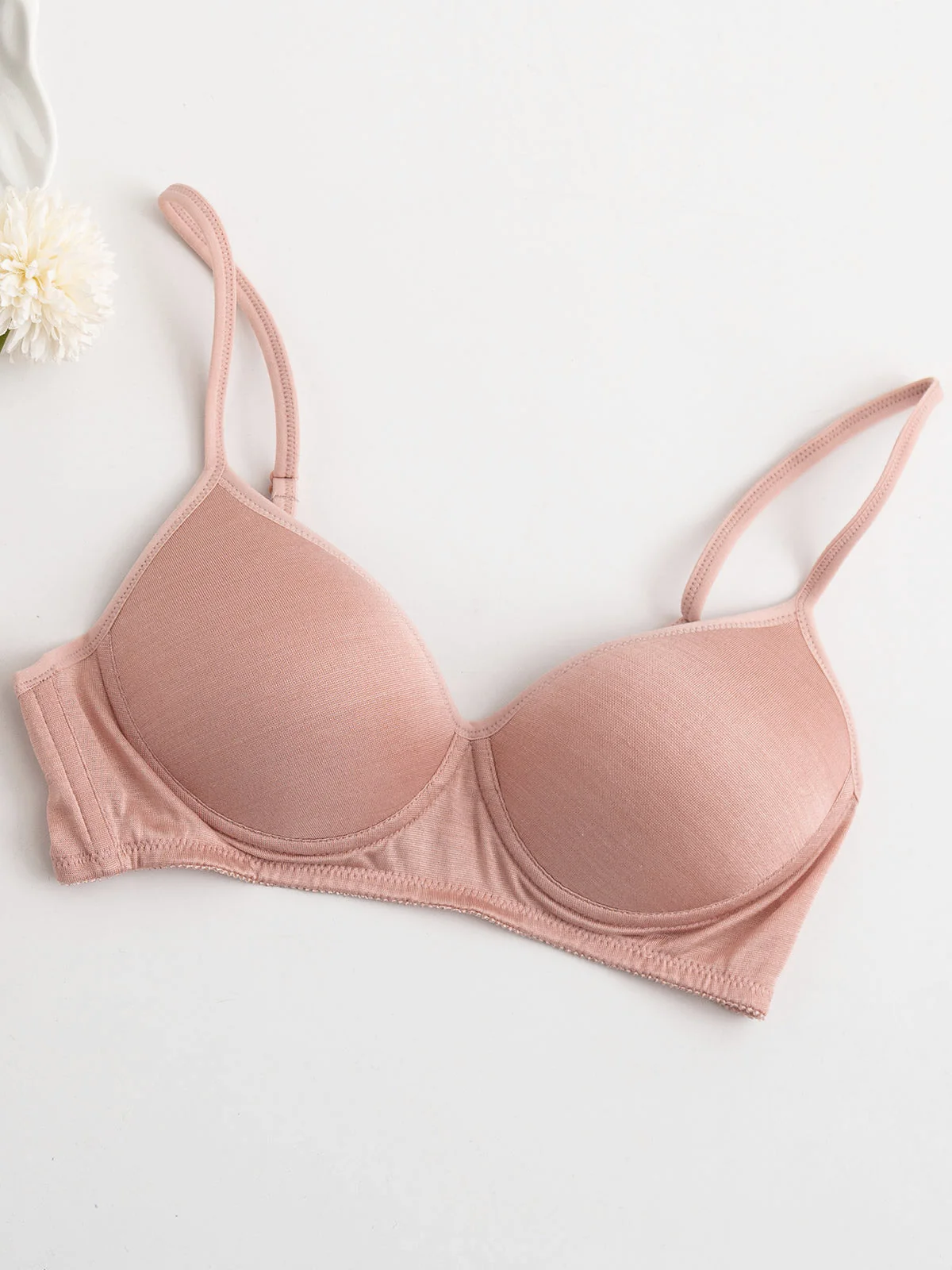 Sports Wireless Silk Jersey Comfort Bralette - Image 17