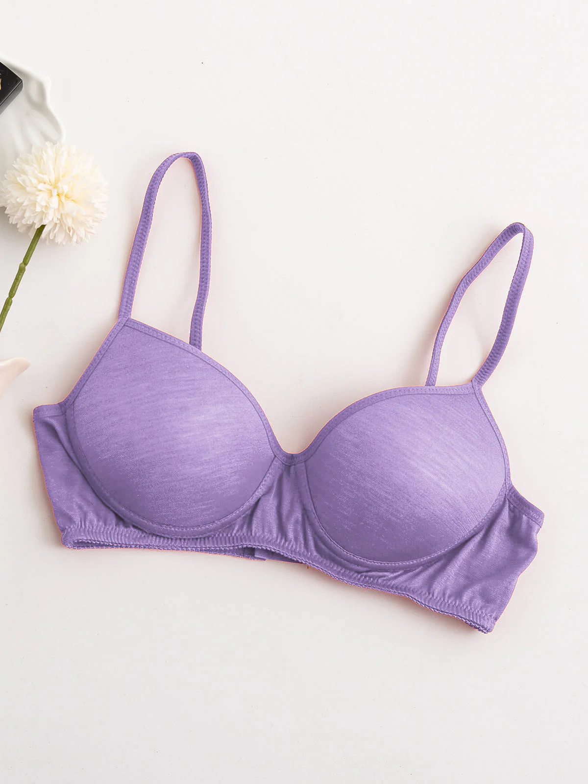 Sports Wireless Silk Jersey Comfort Bralette - Image 37