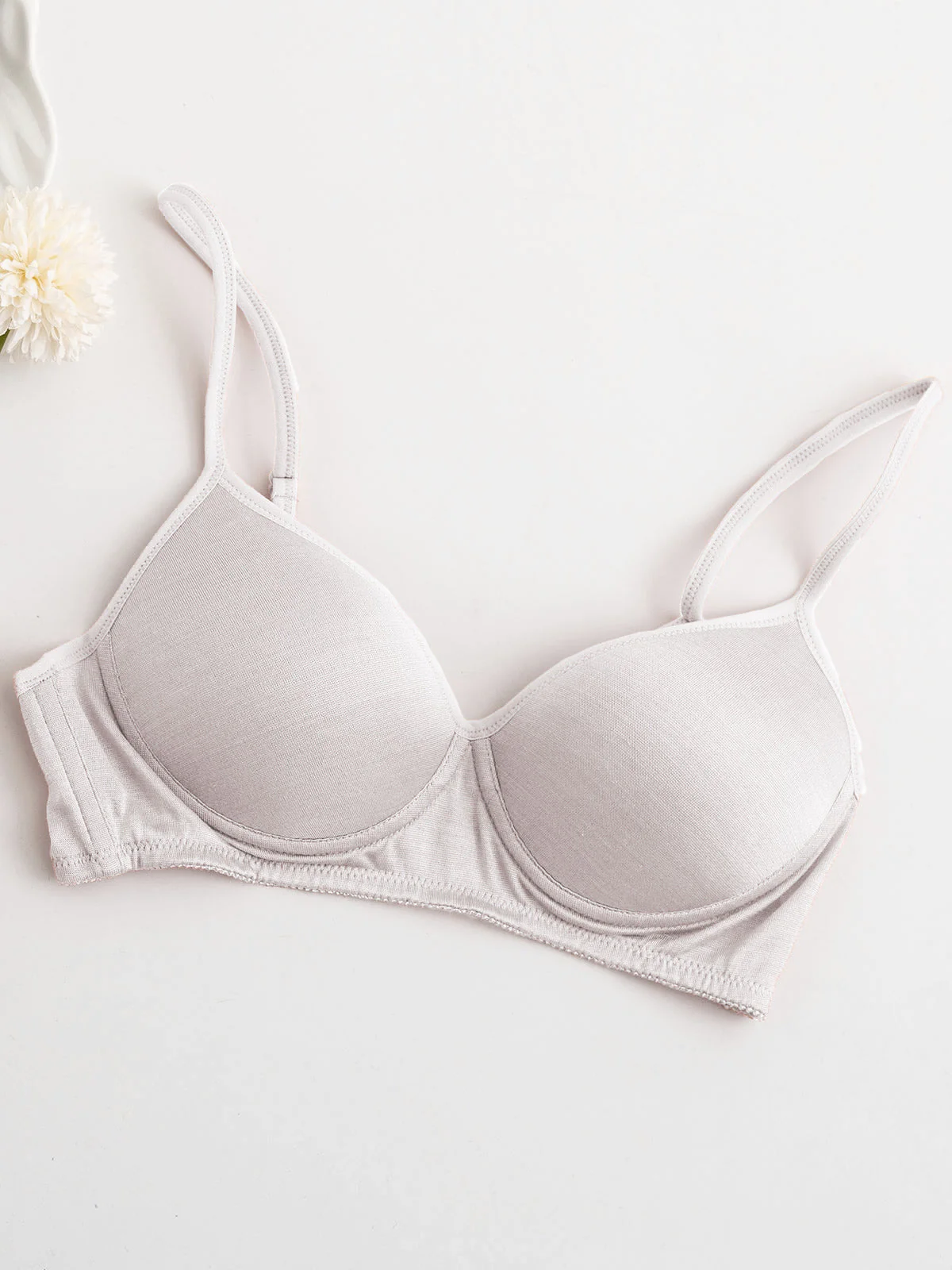 Sports Wireless Silk Jersey Comfort Bralette - Image 42