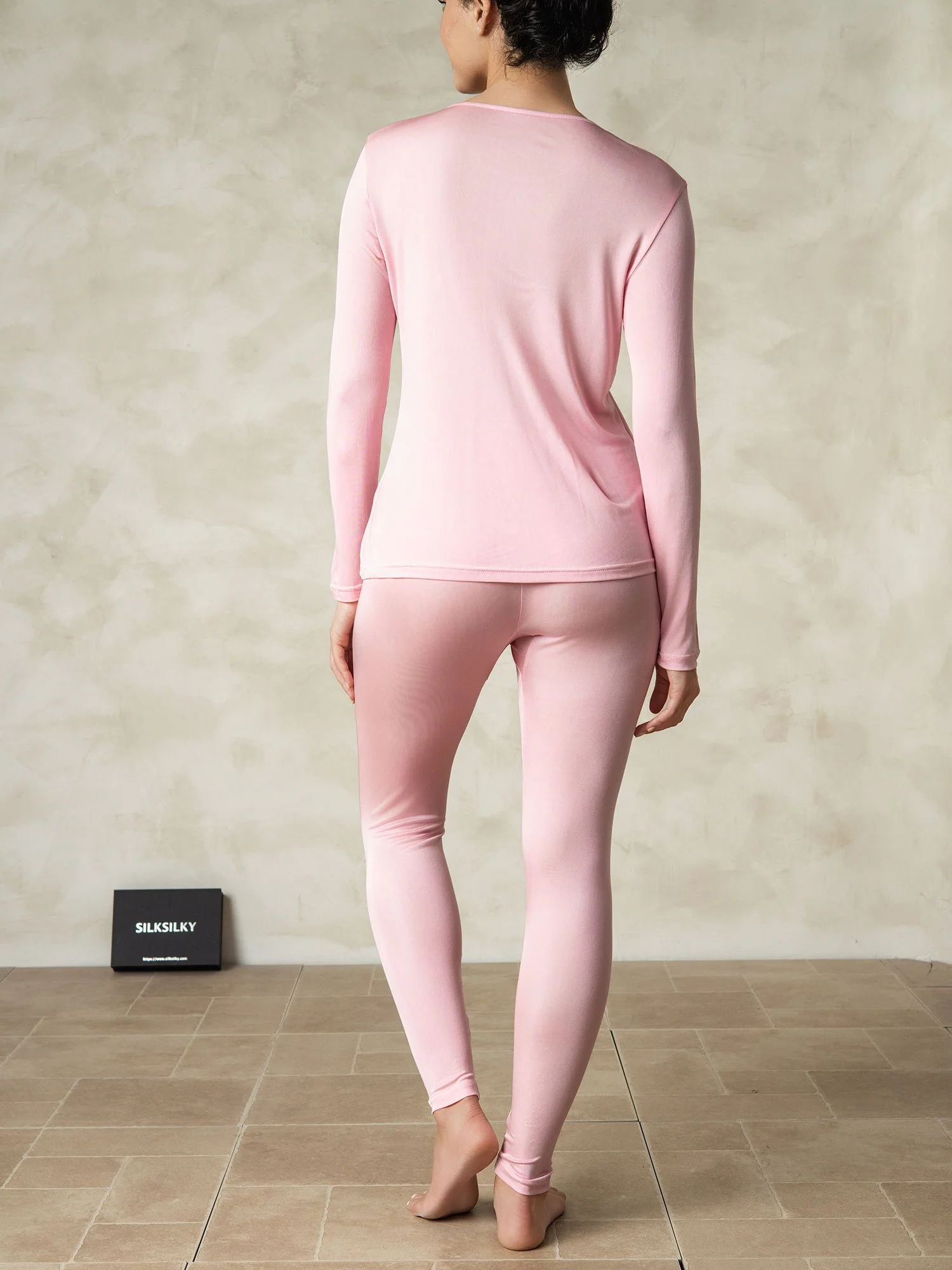Women's Silk Jersey Long Sleeve Long Johns - Image 18