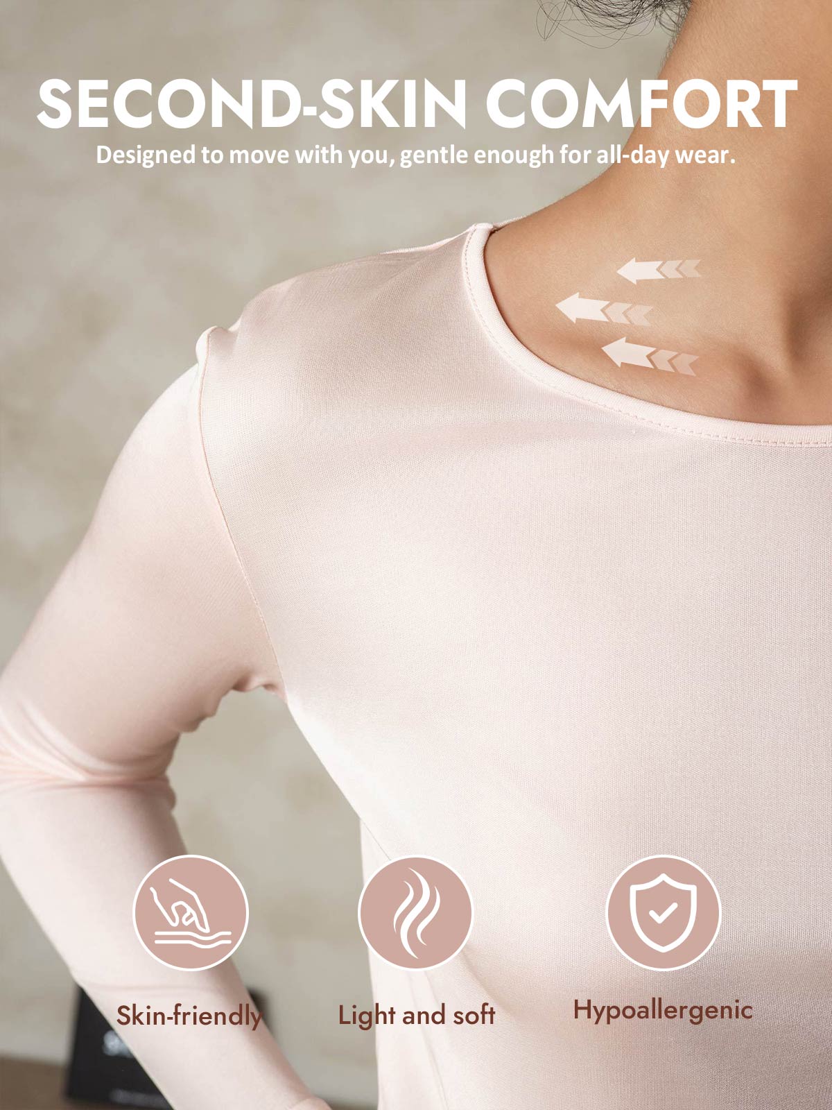 Women's Silk Jersey Long Sleeve Long Johns - Image 27
