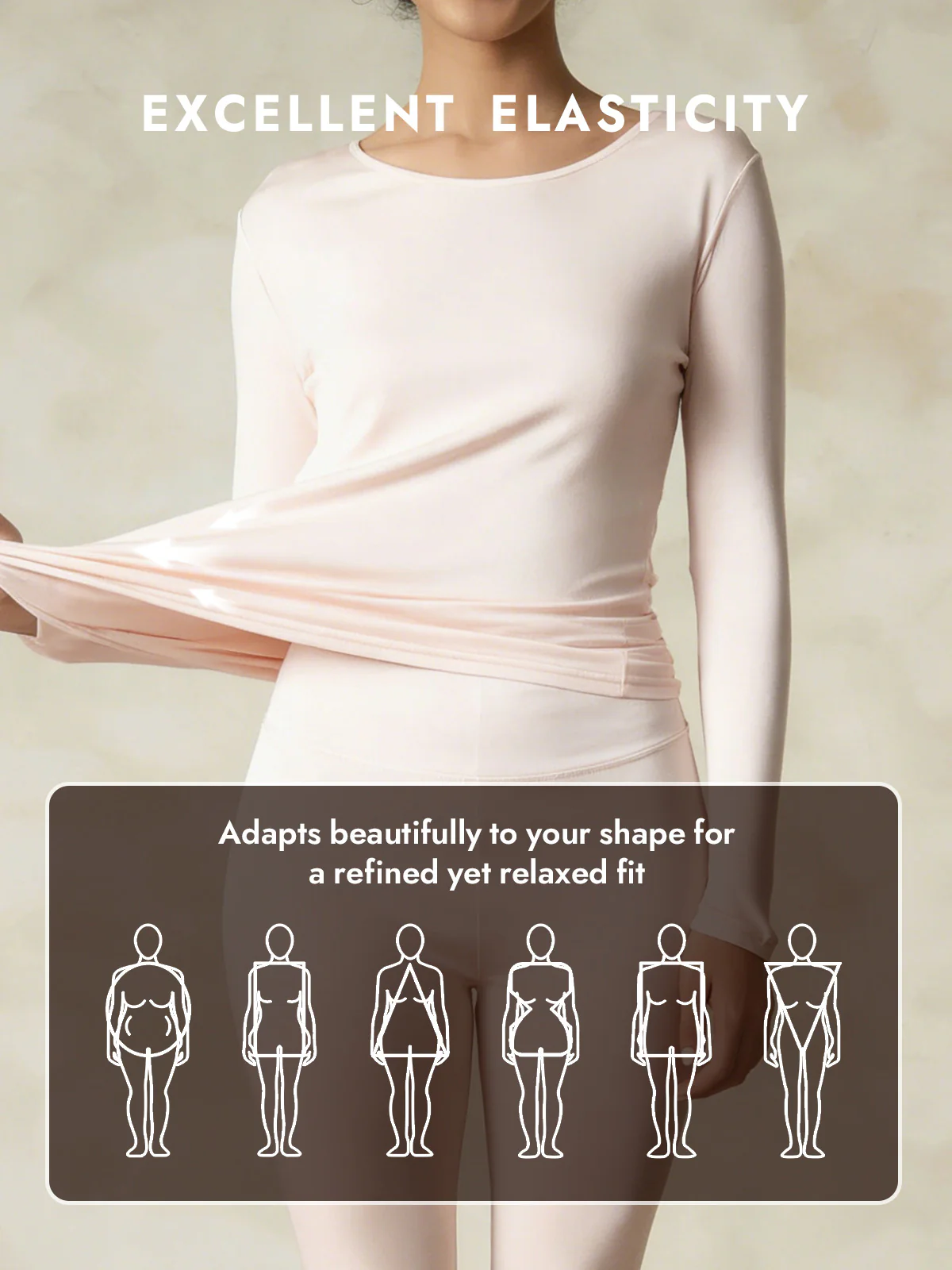 Women's Silk Jersey Long Sleeve Long Johns - Image 28