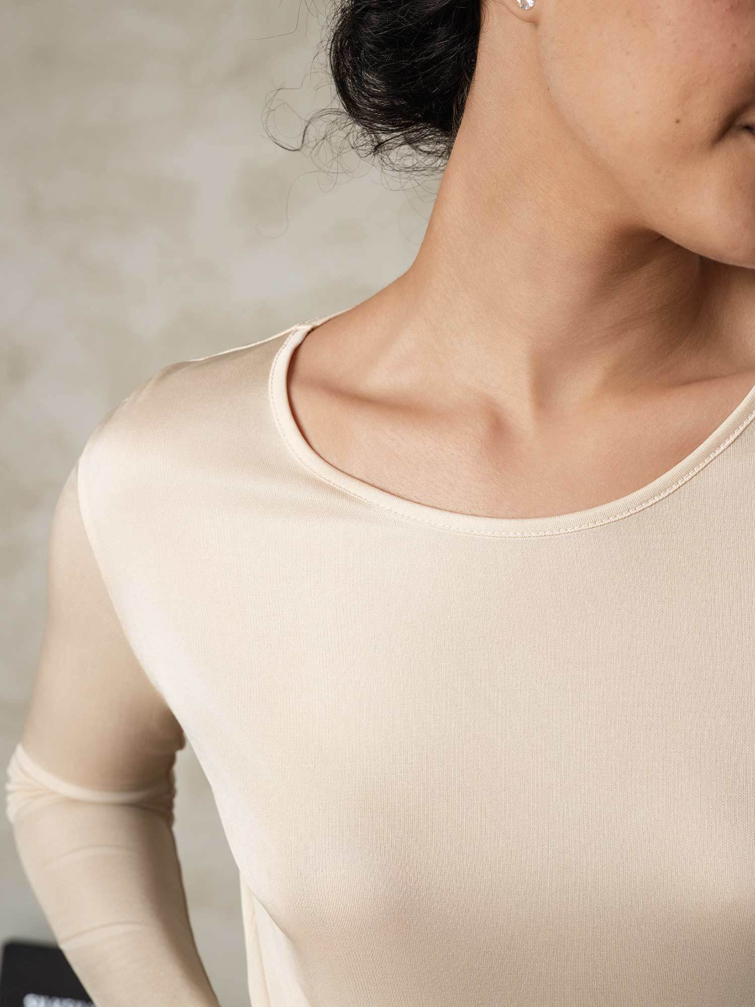 Women's Silk Jersey Long Sleeve Long Johns - Image 69