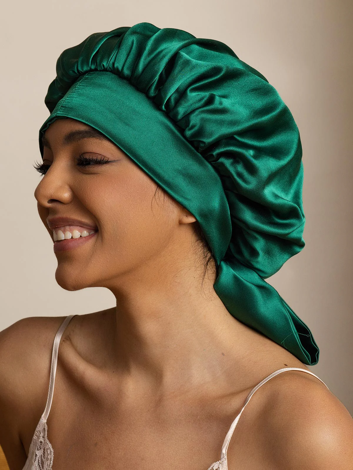 Women's Silk Casual Bonnet with Long Ribbons (Two-tone and Double-sided) - Image 15